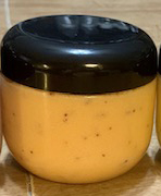 Orange spice scrub